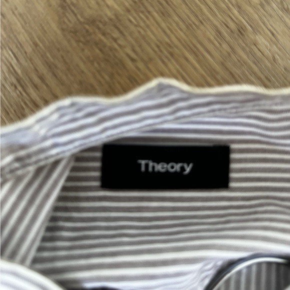 Theory band collar shirt - Picture 3 of 4